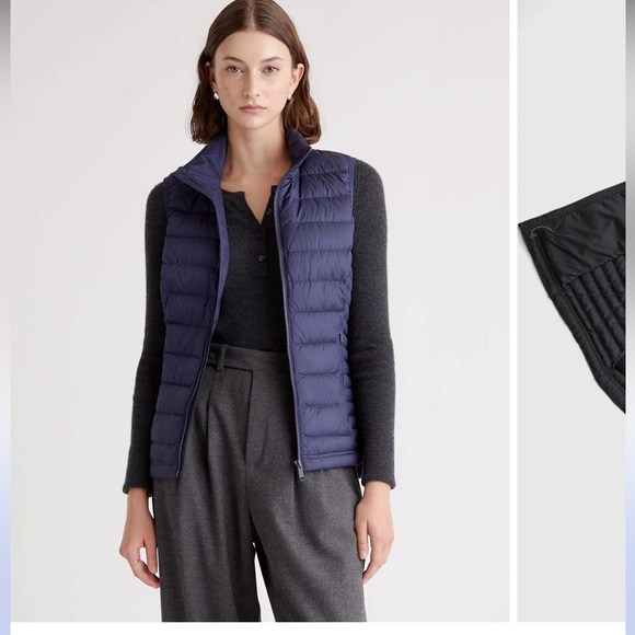 Quince Jackets & Blazers - Quince Lightweight Down Packable Puffer Vest - Small. - M